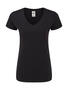 Fruit of the Loom Damen Iconic 150 V Neck T-Shirt Baumwolle 61-444-0 NEU