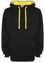 FDM Herren Kapuzen Sweatshirt Pullover Contrast Hoodie FH002 NEU
