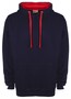 FDM Herren Kapuzen Sweatshirt Pullover Contrast Hoodie FH002 NEU