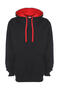 FDM Herren Kapuzen Sweatshirt Pullover Contrast Hoodie FH002 NEU