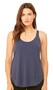 4er Pack Womens Flowy Side Slit Tank