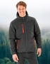 Result Genuine Recycled: Herren Black Compass Padded Winter Jacke R240X NEU