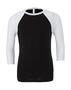 3er Pack Unisex 3/4 Sleeve Baseball T-Shirt