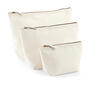 3er Pack Canvas Accessory Bag