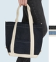 4er Pack Canvas Denim Shopper