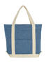10er Pack Canvas Denim Shopper