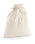 5er Pack Organic Cotton Drawcord Bag