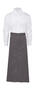 3er Pack BERLIN Long Bistro Apron with Vent and Pocket