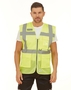 3er Pack Fluo Open Mesh Executive Waistcoat