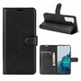 Samsung Galaxy S21 Ultra Tasche Handy H�lle Schutz-Cover Flip-Case mit Kartenfach Schwarz