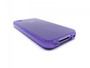 Gel Cover Case Tasche Schutz H�lle Silikon f�r Handy iPhone 4 lila violett purpur