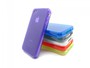 Gel Cover Case Tasche Schutz H�lle Silikon f�r Handy iPhone 4 lila violett purpur