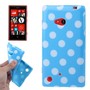 Schutzh�lle TPU Case f�r Handy Nokia Lumia 720 Blau / Wei�