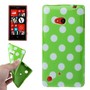 Schutzh�lle TPU Case f�r Handy Nokia Lumia 720 Gr�n / Wei�