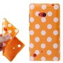 Schutzh�lle TPU Case f�r Handy Nokia Lumia 720 Orange / Wei�