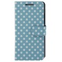 Schutzh�lle Handytasche (Flip Quer) f�r Handy HTC One mini M4 Hellblau / Wei�