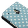 Schutzh�lle Handytasche (Flip Quer) f�r Handy HTC One mini M4 Hellblau / Wei�