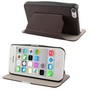 Schutzh�lle Case (Flip Quer) f�r Handy Apple iPhone 5C Coffee