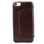 Schutzh�lle Case (Flip Quer) f�r Handy Apple iPhone 5C Coffee