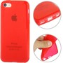 Schutzh�lle TPU Case f�r Handy Apple iPhone 5C Rot