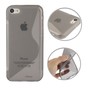 Handyh�lle TPU Case f�r Handy Apple iPhone 5C Grau