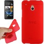 Schutzh�lle TPU Case f�r Handy HTC One mini M4 Rot Transparent