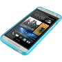 Schutzh�lle TPU Case f�r Handy HTC One mini M4 Hellblau