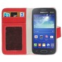 Schutzh�lle (Flip Quer) f�r Handy Samsung Galaxy Ace 3 S7272 Rot