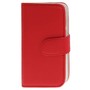 Schutzh�lle (Flip Quer) f�r Handy Samsung Galaxy Ace 3 S7272 Rot