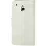 Schutzh�lle Handytasche (Flip Quer) f�r Handy HTC One mini M4 Wei�