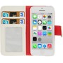 Handyh�lle (Flip Quer) f�r Handy Apple iPhone 5C Wei�