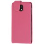 Handyh�lle Flip mit Kreditkartenschlitz f�r Samsung Galaxy Note 3 N9000 pink