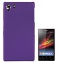 Schutzh�lle Kunststoff-Geh�use f�r Sony Xperia Z1 lila