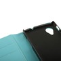 Handyh�lle Horizontal Flip mit Credit Card Slots f�r LG Google Nexus 5 / E980 Hellblau
