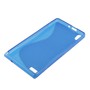 Handyhlle TPU-Schutzhlle fr Huawei Ascend P6 blau