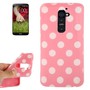 Handyh�lle TPU H�lle f�r LG Optimus G2 / D801 rosa/wei�