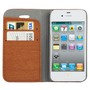 Design Case Handytasche f�r Case Handy Apple iPhone 4 / 4s braun
