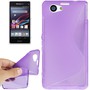 Handyh�lle TPU Case f�r Sony Xperia Z1S / Z1 mini lila