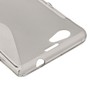 Handyh�lle TPU Case f�r Sony Xperia Z1S / Z1 mini grau