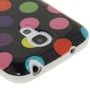 Schutzh�lle Punkte TPU Case f�r Handy Samsung Galaxy S4 mini i9190 schwarz/bunt