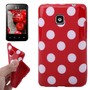 Schutzh�lle TPU Punkte Case f�r Handy LG Optimus L3 II / E430