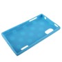 Schutzh�lle TPU Punkte Case f�r Handy LG Optimus L5 / E610 blau/wei�