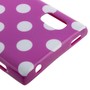 Schutzh�lle TPU Punkte Case f�r Handy LG Optimus L5 / E610