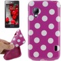Schutzh�lle TPU Punkte Case f�r Handy LG Optimus L5 II / E455