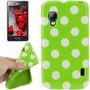 Schutzh�lle TPU Punkte Case f�r Handy LG Optimus L5 II / E455