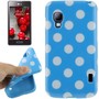 Schutzh�lle TPU Punkte Case f�r Handy LG Optimus L5 II / E455