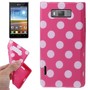 Schutzh�lle TPU Punkte Case f�r Handy LG Optimus L7 / E705