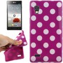 Schutzh�lle TPU Punkte Case f�r Handy LG Optimus L9 / P760