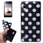 Schutzh�lle TPU Punkte Case f�r Handy LG Optimus L9 / P760