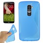 Handyh�lle Schutz TPU f�r Handy LG Optimus G2 blau
